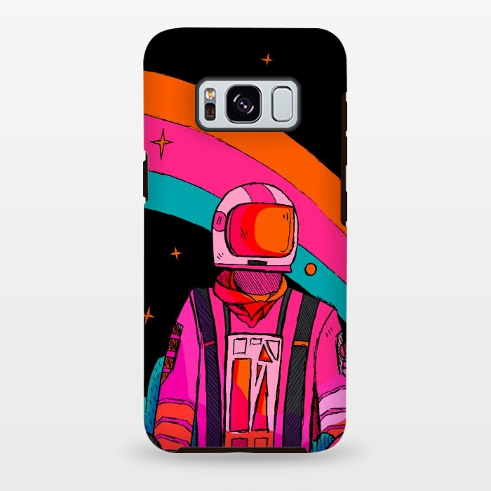 Galaxy S8 plus StrongFit Rainbow Astronaut by Steve Wade (Swade)