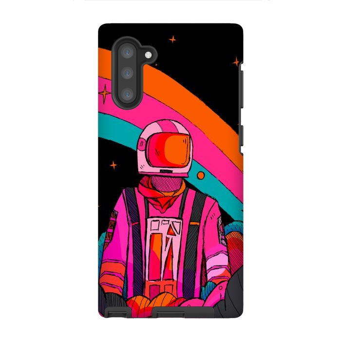 Galaxy Note 10 StrongFit Rainbow Astronaut by Steve Wade (Swade)