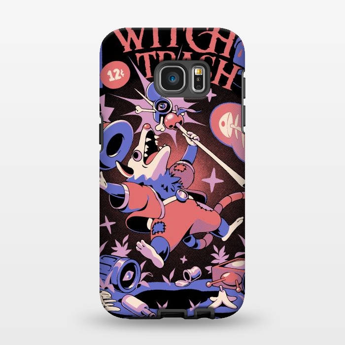 Galaxy S7 EDGE StrongFit Witch Trash by Ilustrata