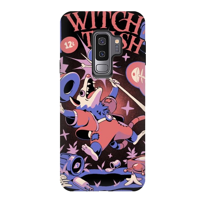 Galaxy S9 plus StrongFit Witch Trash by Ilustrata