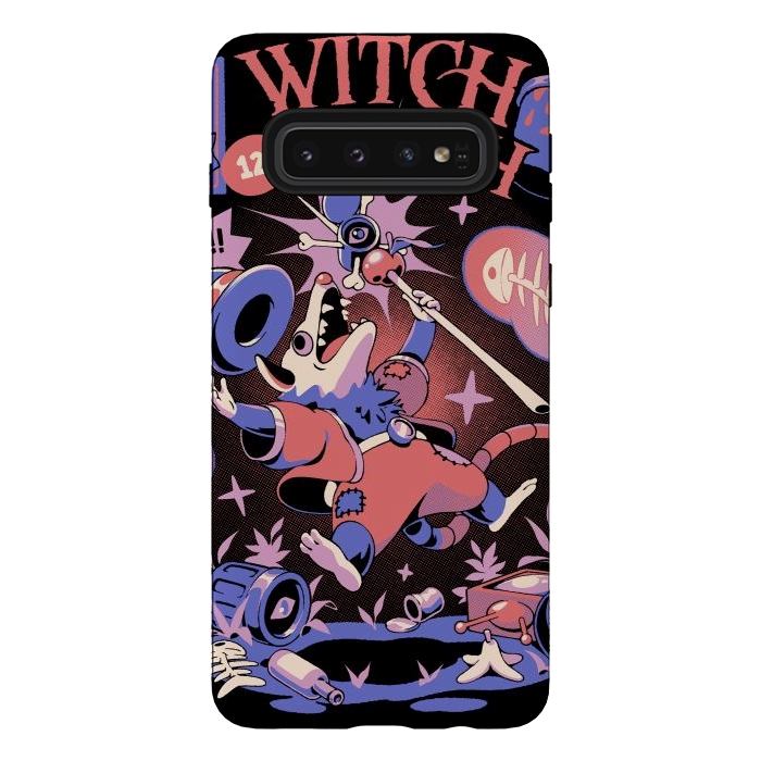 Galaxy S10 StrongFit Witch Trash by Ilustrata