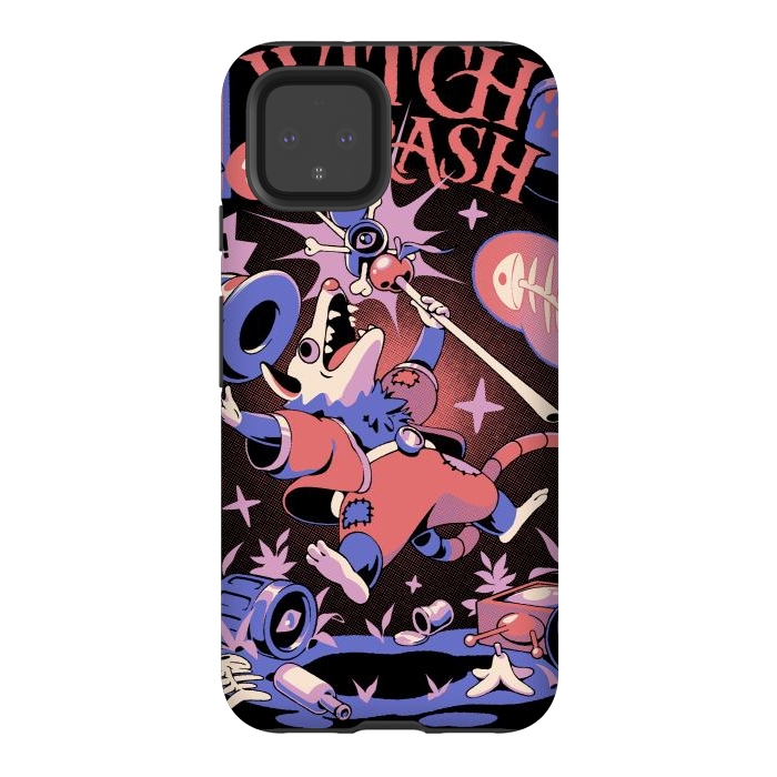 Pixel 4 StrongFit Witch Trash by Ilustrata