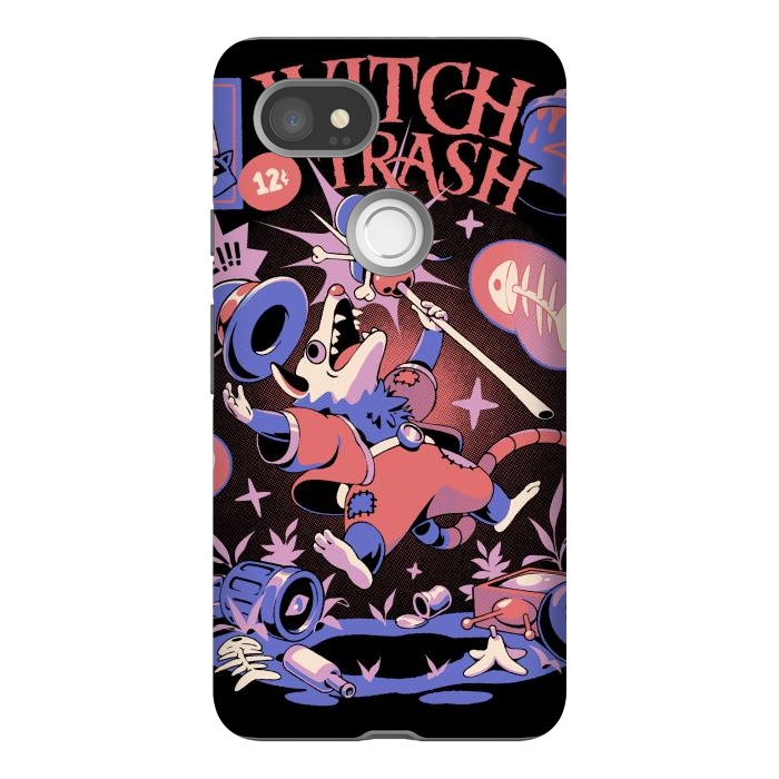 Pixel 2XL StrongFit Witch Trash by Ilustrata