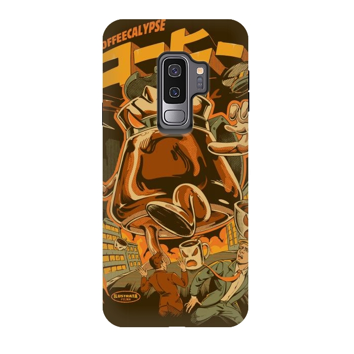 Galaxy S9 plus StrongFit Coffecalypse by Ilustrata