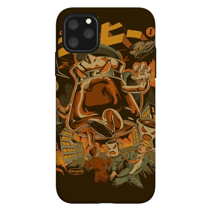 iPhone 11 Pro Max StrongFit Coffecalypse by Ilustrata