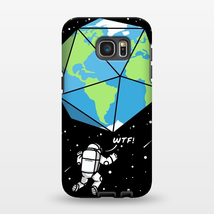Galaxy S7 EDGE StrongFit D20 Earth Astronaut by LM2Kone