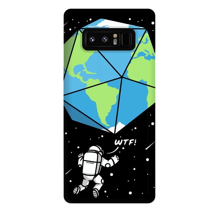 Galaxy Note 8 StrongFit D20 Earth Astronaut by LM2Kone