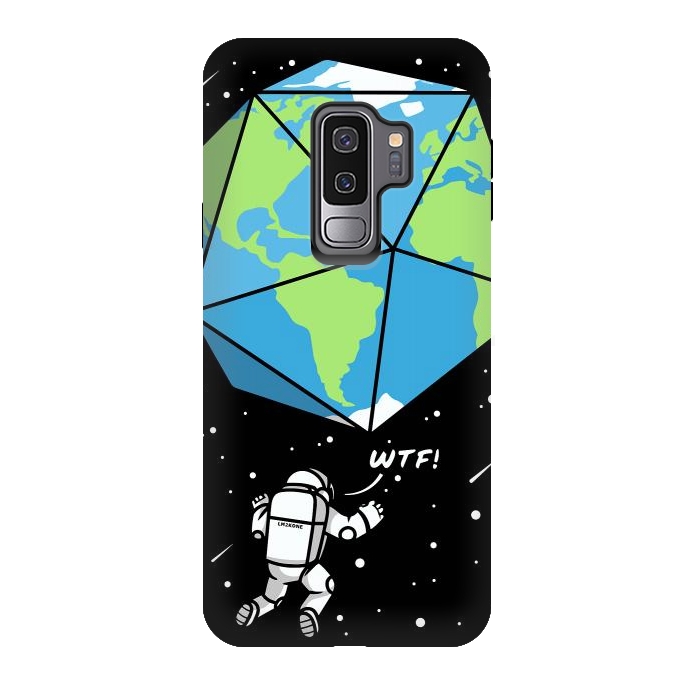 Galaxy S9 plus StrongFit D20 Earth Astronaut by LM2Kone