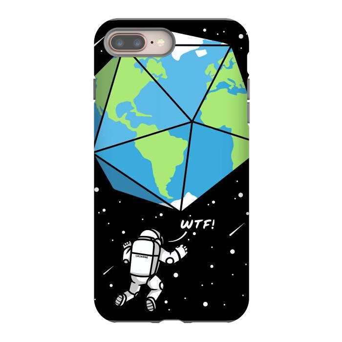 iPhone 8 plus StrongFit D20 Earth Astronaut by LM2Kone