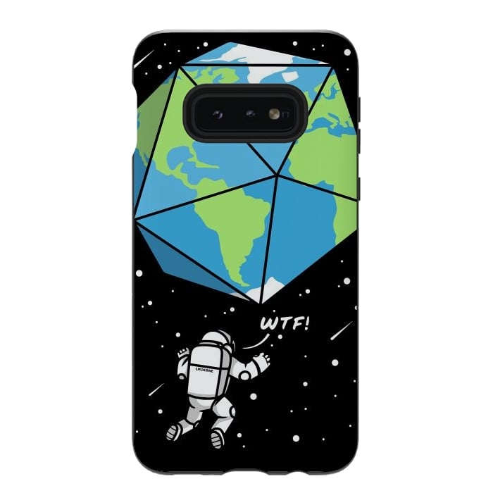 Galaxy S10e StrongFit D20 Earth Astronaut by LM2Kone
