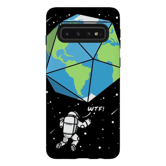 Galaxy S10 StrongFit D20 Earth Astronaut by LM2Kone