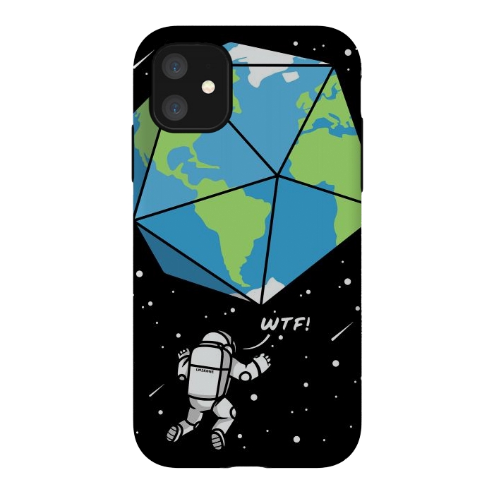 iPhone 11 StrongFit D20 Earth Astronaut by LM2Kone