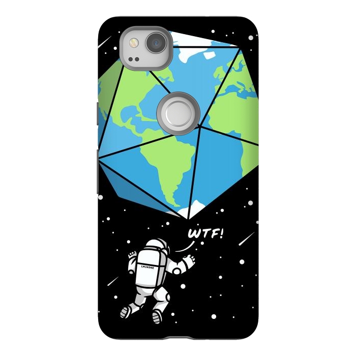 Pixel 2 StrongFit D20 Earth Astronaut by LM2Kone