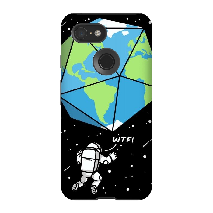 Pixel 3 StrongFit D20 Earth Astronaut by LM2Kone