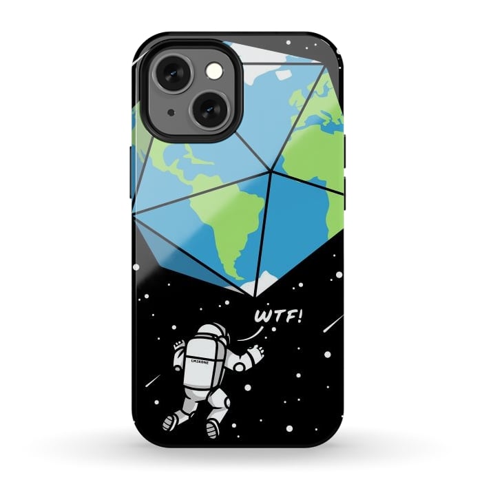 iPhone 12 mini StrongFit D20 Earth Astronaut by LM2Kone