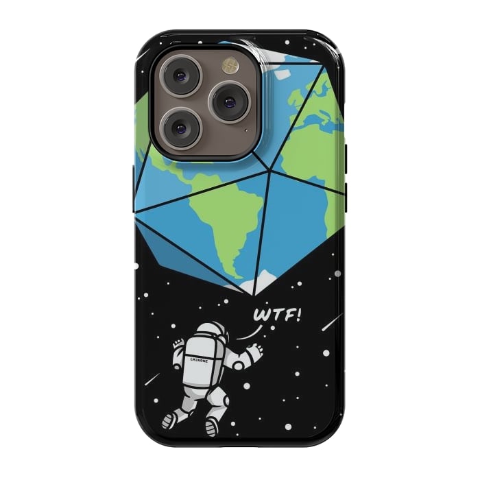 iPhone 14 Pro StrongFit D20 Earth Astronaut by LM2Kone