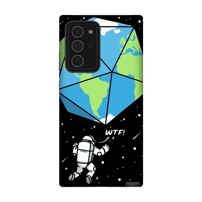 Galaxy Note 20 Ultra StrongFit D20 Earth Astronaut by LM2Kone