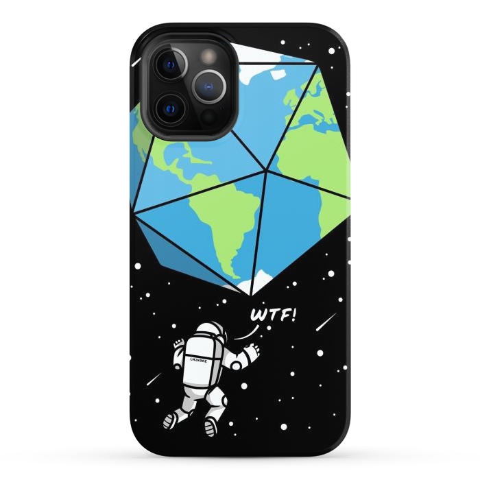 iPhone 12 Pro Max StrongFit D20 Earth Astronaut by LM2Kone