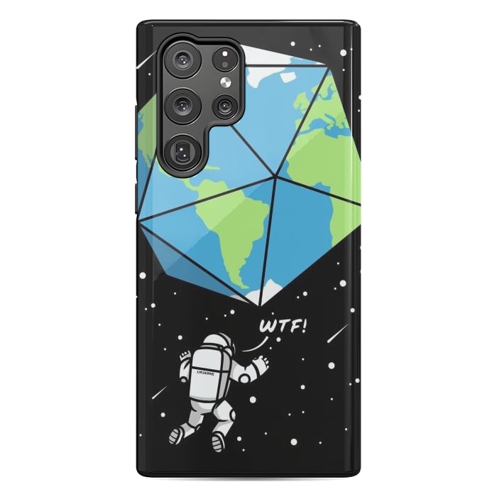 Galaxy S22 Ultra StrongFit D20 Earth Astronaut by LM2Kone