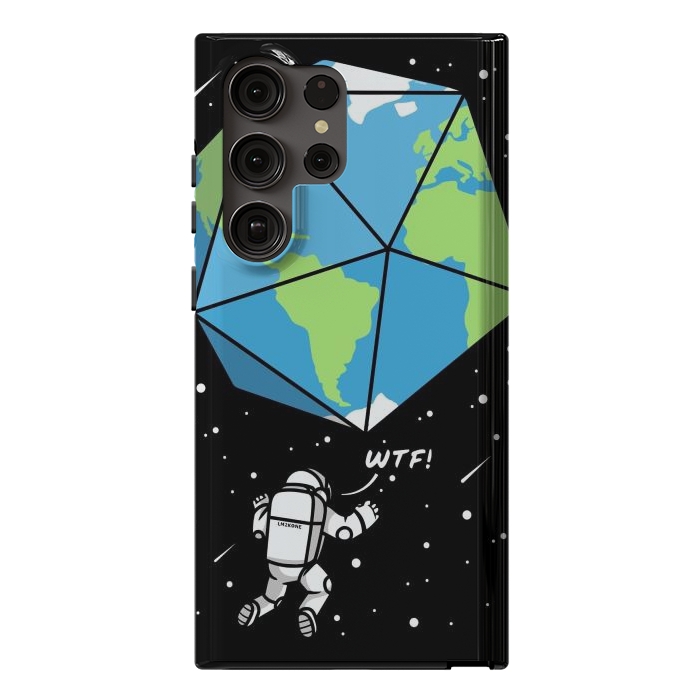 Galaxy S23 Ultra StrongFit D20 Earth Astronaut by LM2Kone