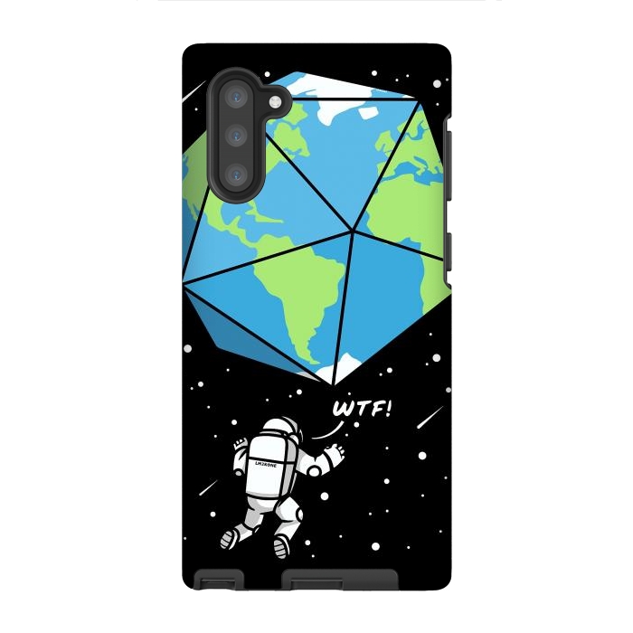 Galaxy Note 10 StrongFit D20 Earth Astronaut by LM2Kone