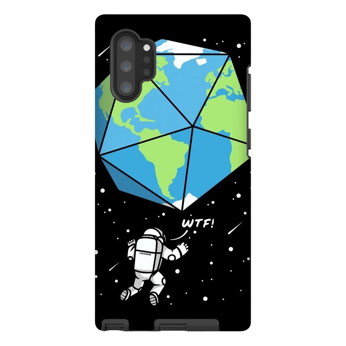 Galaxy Note 10 plus StrongFit D20 Earth Astronaut by LM2Kone