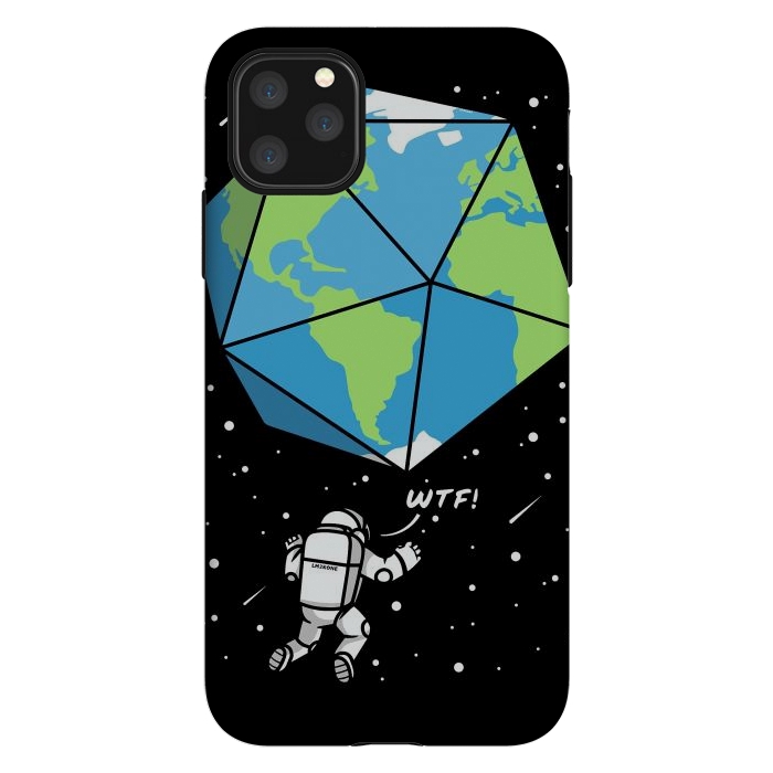 iPhone 11 Pro Max StrongFit D20 Earth Astronaut by LM2Kone