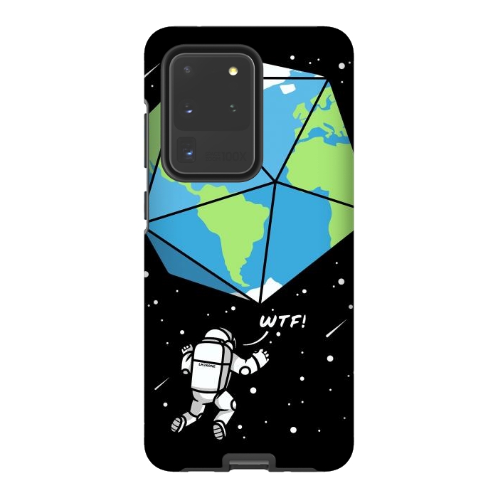 Galaxy S20 Ultra StrongFit D20 Earth Astronaut by LM2Kone