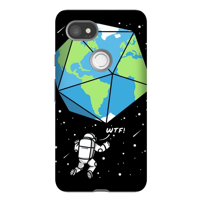 Pixel 2XL StrongFit D20 Earth Astronaut by LM2Kone