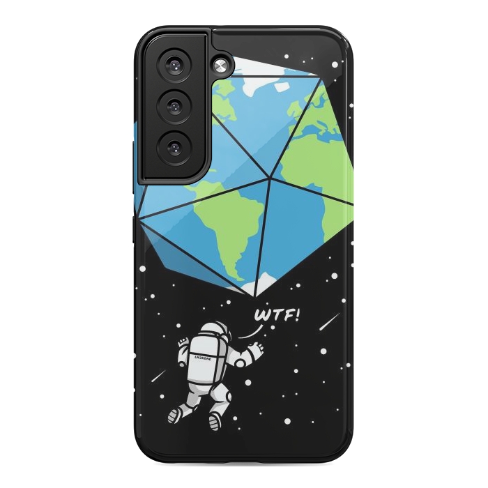 Galaxy S22 StrongFit D20 Earth Astronaut by LM2Kone