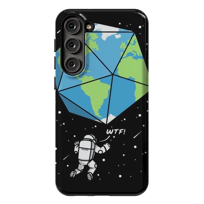 Galaxy S23 Plus StrongFit D20 Earth Astronaut by LM2Kone