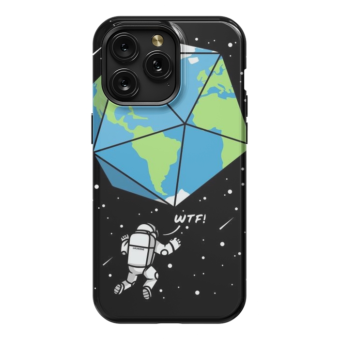 iPhone 15 Pro Max StrongFit D20 Earth Astronaut by LM2Kone