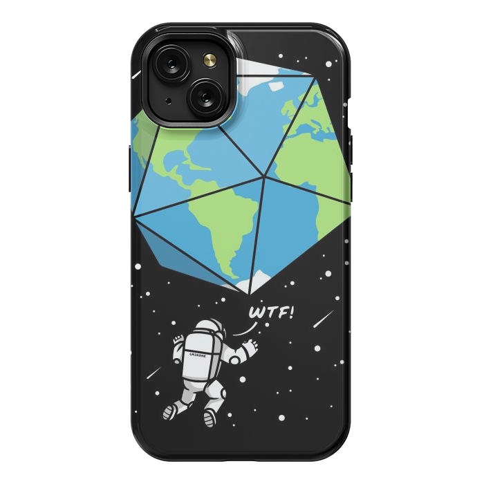 iPhone 15 Plus StrongFit D20 Earth Astronaut by LM2Kone