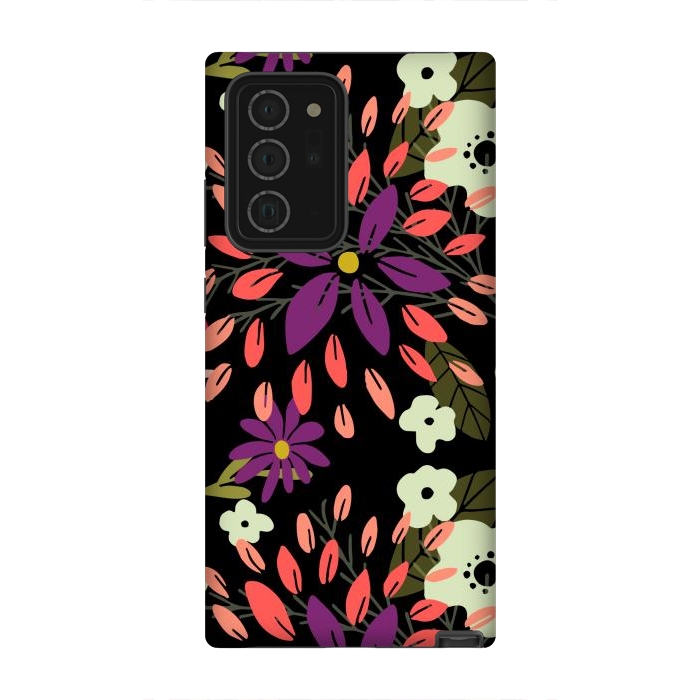 Galaxy Note 20 Ultra StrongFit Bright Floral by Tiny Thistle Studio