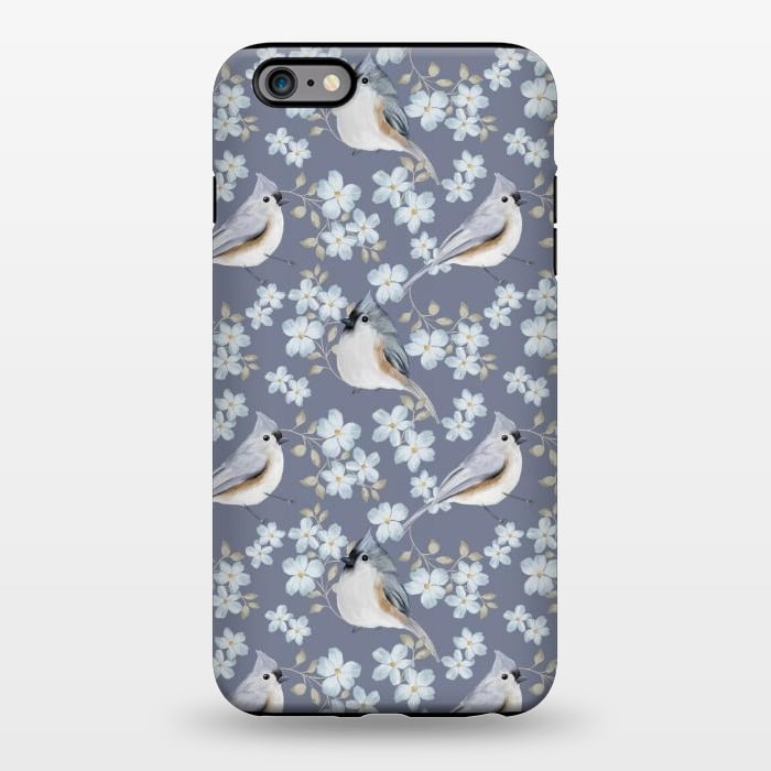 iPhone 6/6s plus StrongFit Tufted titmouse by Flowery Stories