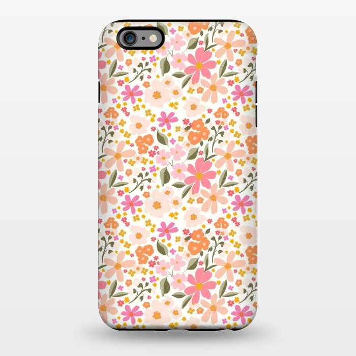 iPhone 6/6s plus StrongFit Flowery, white by Flowery Stories