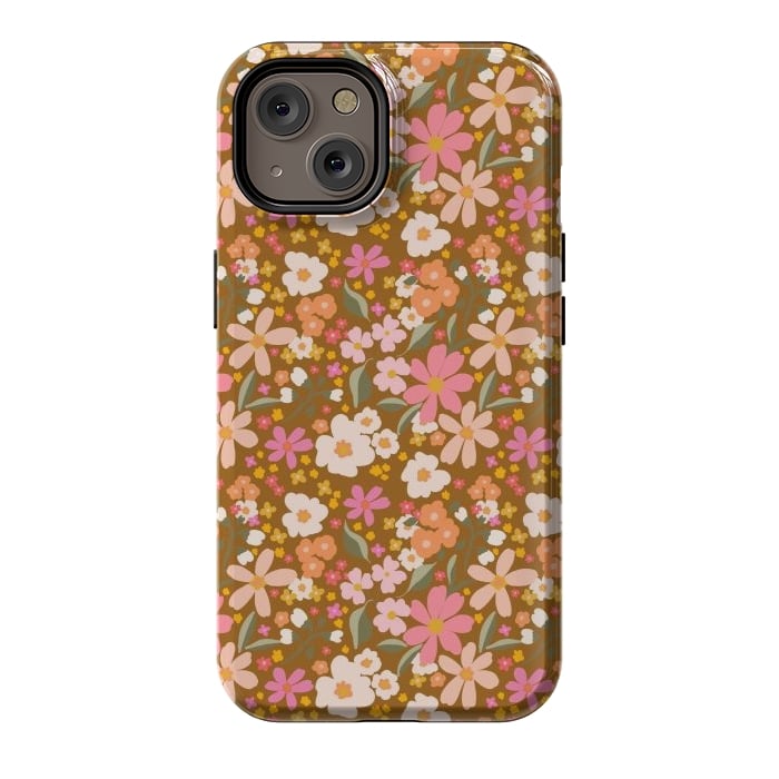 iPhone 14 StrongFit Flowery, rust by Flowery Stories