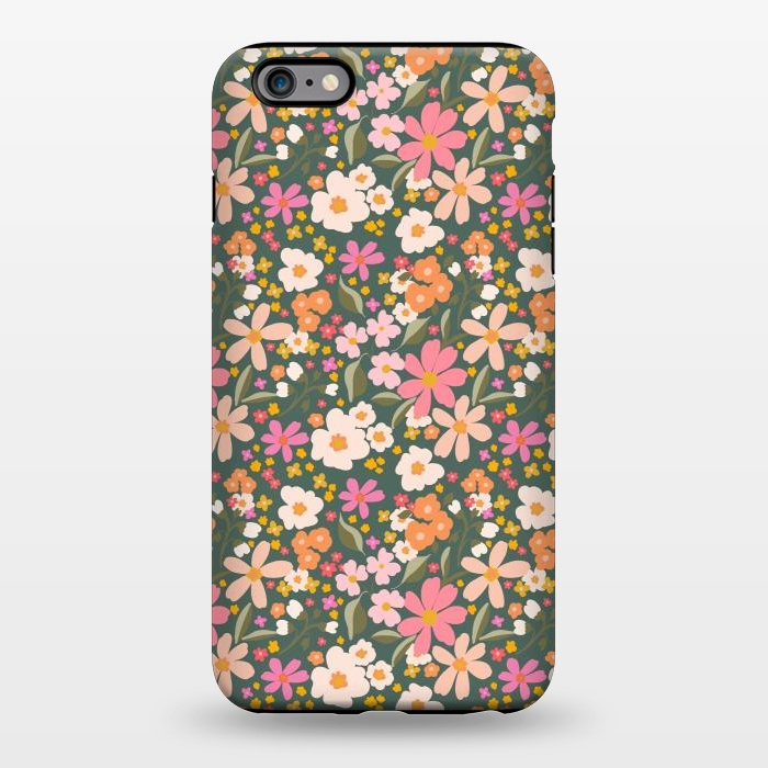 iPhone 6/6s plus StrongFit Flowery, green by Flowery Stories