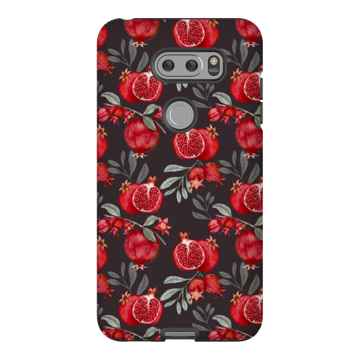 V30 StrongFit Pomegranates, black by Flowery Stories