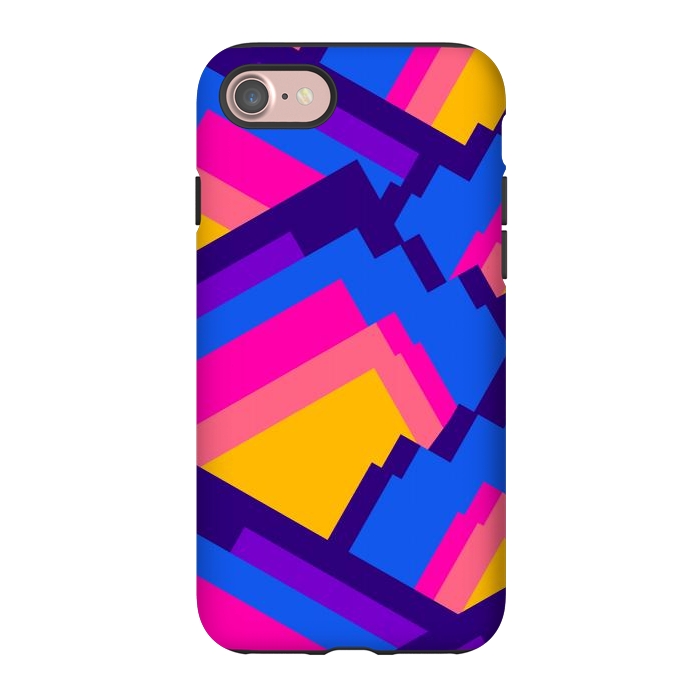 iPhone 7 StrongFit Vibrant pattern peaks by Steve Wade (Swade)