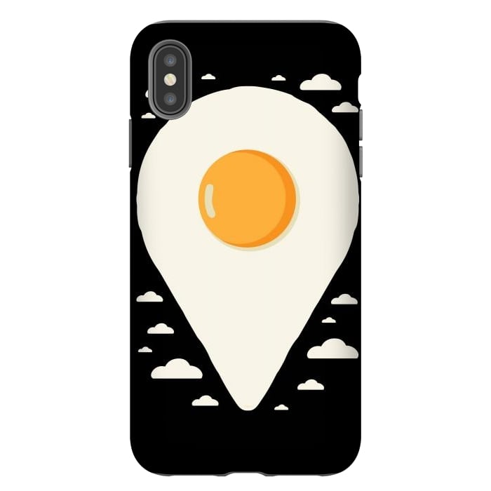 iPhone Xs Max StrongFit Fried egg here by LM2Kone
