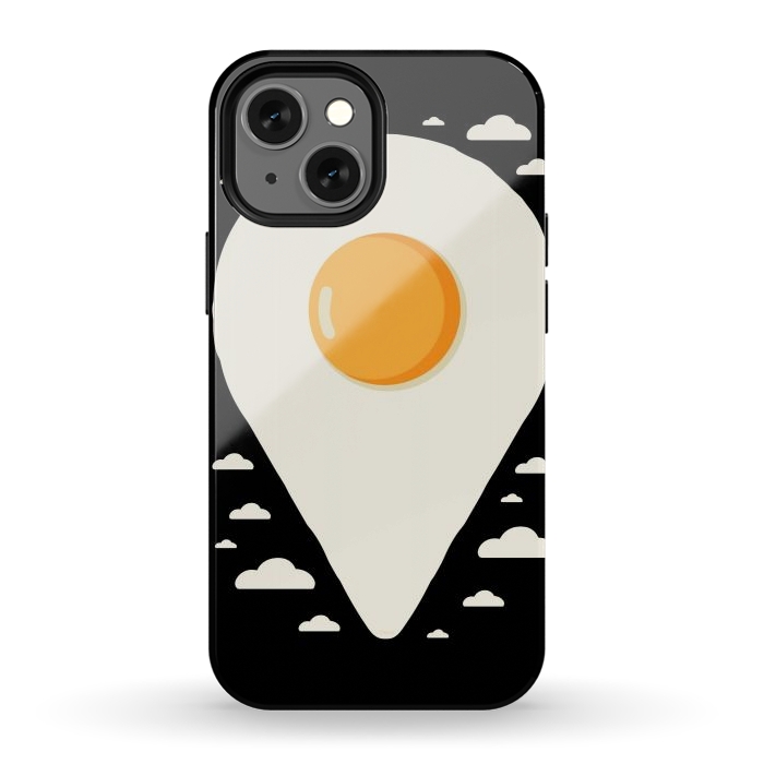 iPhone 12 mini StrongFit Fried egg here by LM2Kone