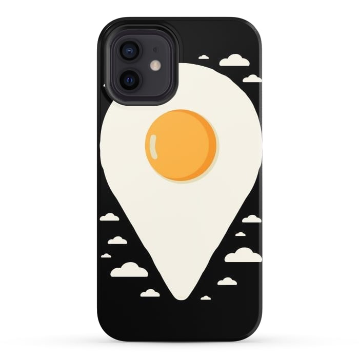iPhone 12 StrongFit Fried egg here by LM2Kone