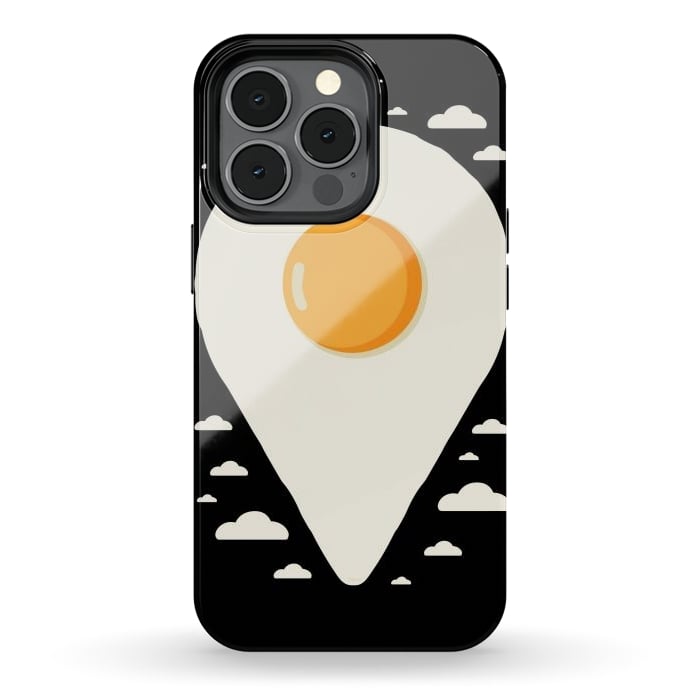 iPhone 13 pro StrongFit Fried egg here by LM2Kone