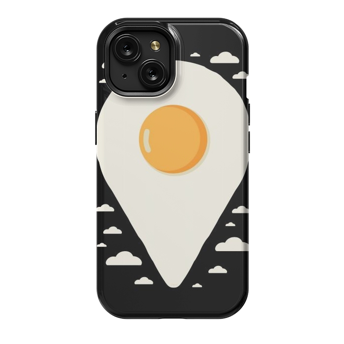iPhone 15 StrongFit Fried egg here by LM2Kone