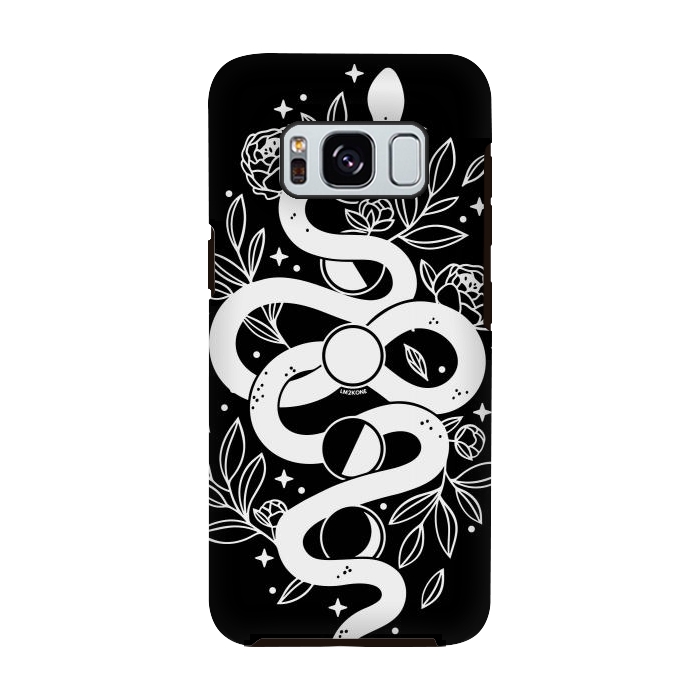 Galaxy S8 StrongFit Mystical Moon Snake by LM2Kone