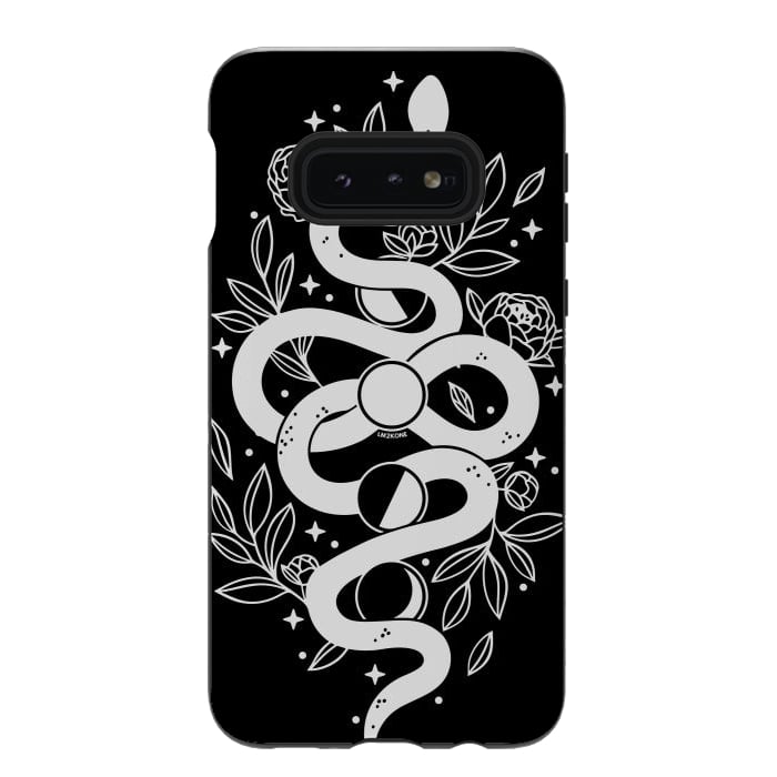 Galaxy S10e StrongFit Mystical Moon Snake by LM2Kone
