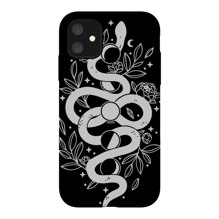 iPhone 11 StrongFit Mystical Moon Snake by LM2Kone