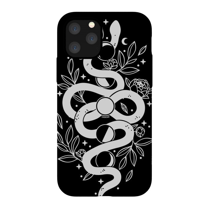 iPhone 11 Pro StrongFit Mystical Moon Snake by LM2Kone