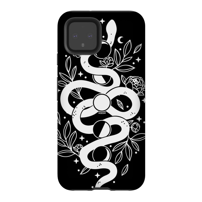 Pixel 4 StrongFit Mystical Moon Snake by LM2Kone